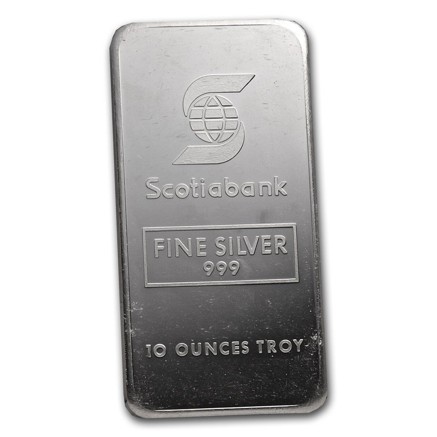10 oz Silver Bar – Johnson Matthey (Made for Scotiabank)