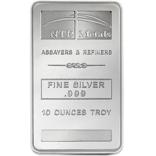 10 oz NTR Silver Bar