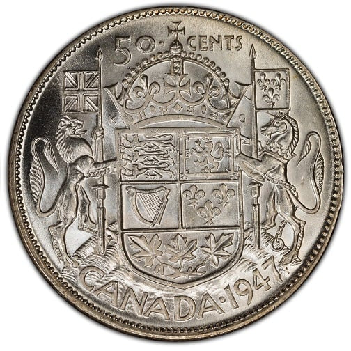 Canada 50 Cent - 1947