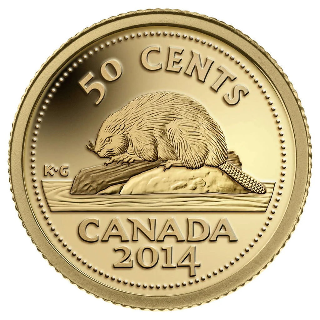 2014 50c Canada's Classic Beaver - Pure Gold Coin