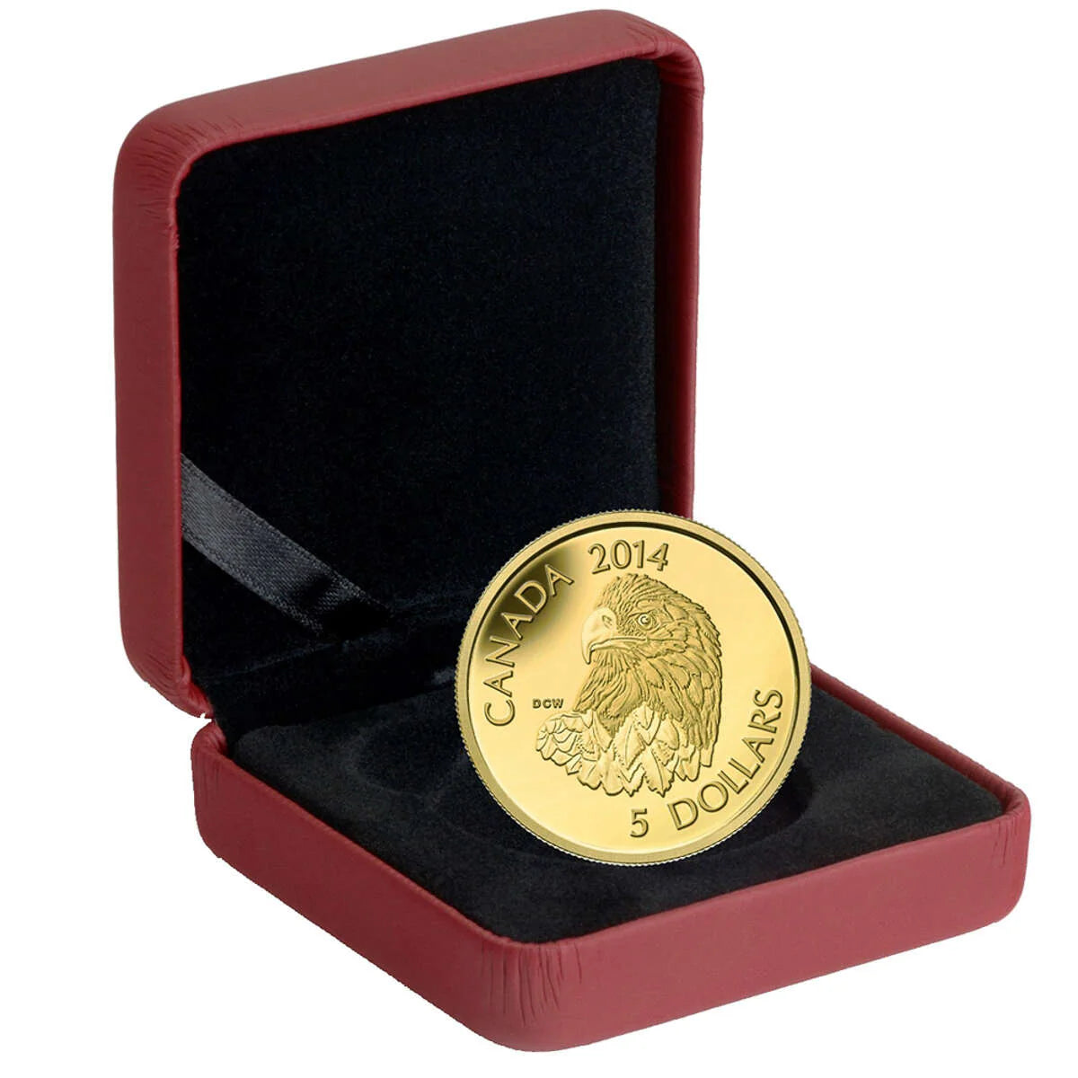 2014 $5 Bald Eagle - Pure Gold Coin