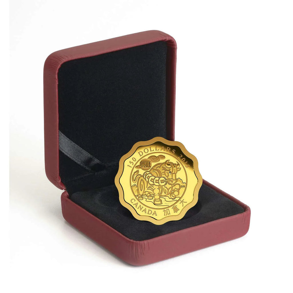 2015 $150 Blessings of Prosperity - Pure Gold Coin