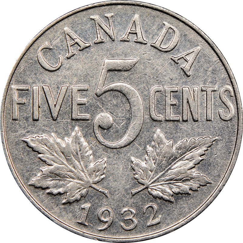 5 Cents Canadian - 1932