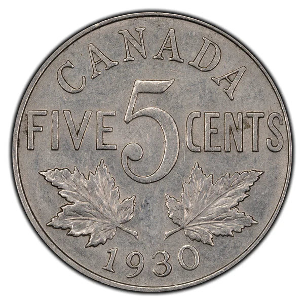 5 Cents Canadian - 1930