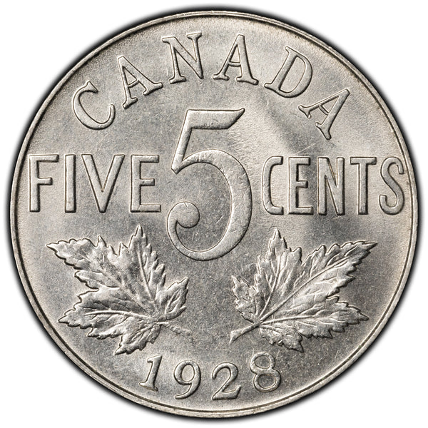 5 Cents Canadian - 1928