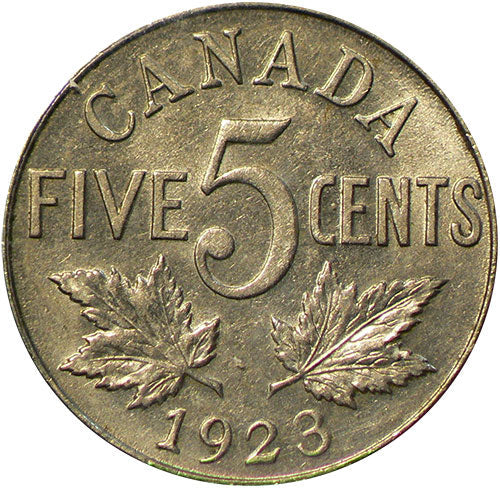 5 Cents Canadian - 1923